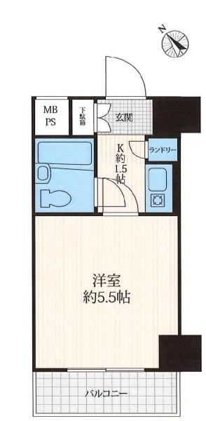 クリオ阪東橋壱番館の間取り画像