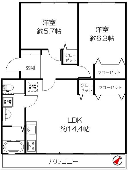 グリーンハイツ上大岡の間取り画像