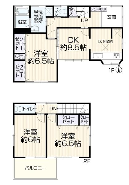 横浜市戸塚区戸塚町1964-8の間取り画像