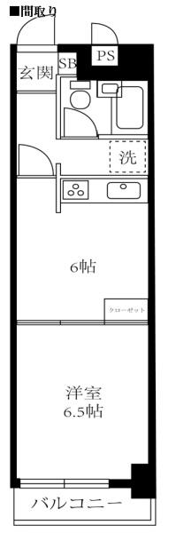 モナーク伊勢佐木の間取り画像