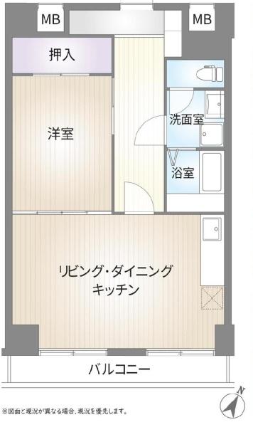 ハイツ大通り公園の間取り画像