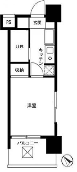 ロイヤルパレス川崎本町の間取り画像