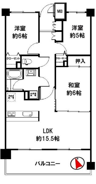 リステージ新杉田の間取り画像