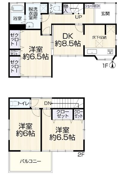 横浜市戸塚区戸塚町1964-8の間取り画像