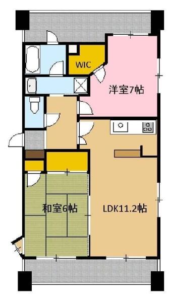 ライオンズプラザ吉野町駅前の間取り画像