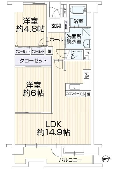 グリーンプラザ六浦の間取り画像