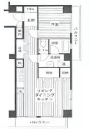 ニックハイム横浜根岸の間取り画像