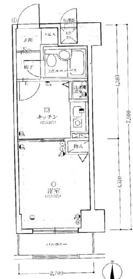 ライオンズプラザ川崎第二の間取り画像