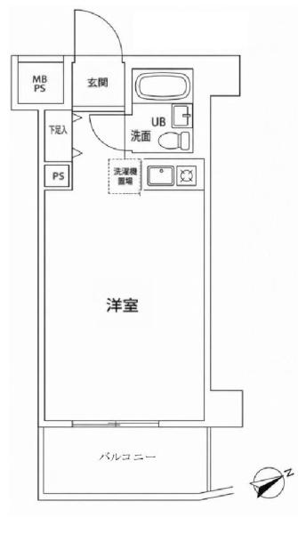 ライオンズマンション伊勢佐木西の間取り画像