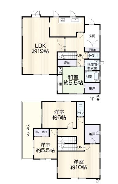 横浜市金沢区六浦南2丁目42-61の間取り画像