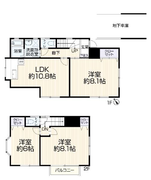 横浜市磯子区栗木２丁目１７－３の間取り画像