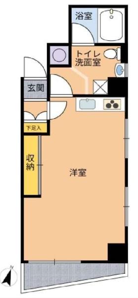 東神奈川クインビルの間取り画像