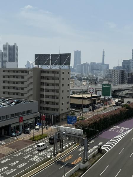 東神奈川クインビルの現地からの眺望画像