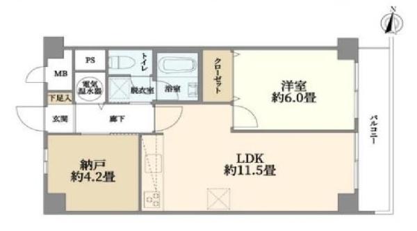 ポートヴィラ元町の間取り画像