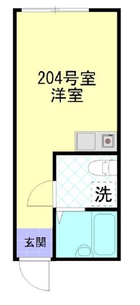 フォンテーヌ根岸の間取り画像