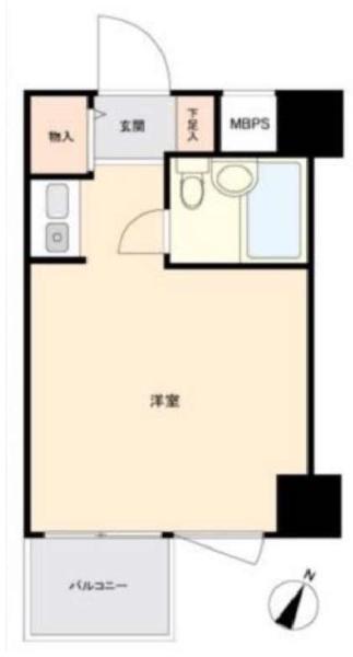ライオンズプラザヨコハマ戸部の間取り画像