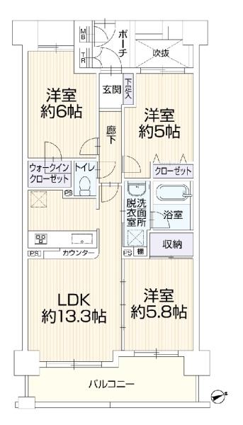 フェイム上星川の間取り画像
