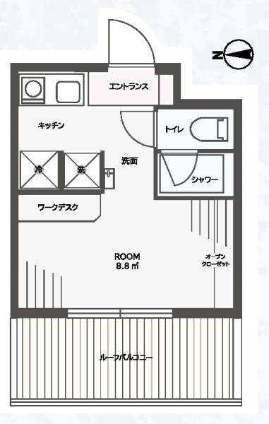 クリオ藤沢本町壱番館の間取り画像