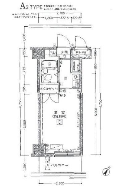シティコート川崎の間取り画像