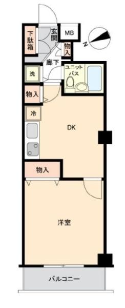 シティ本牧の間取り画像