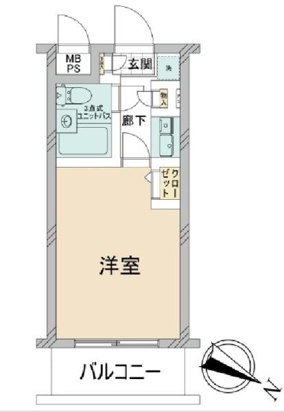 クリオ根岸弐番館の間取り画像