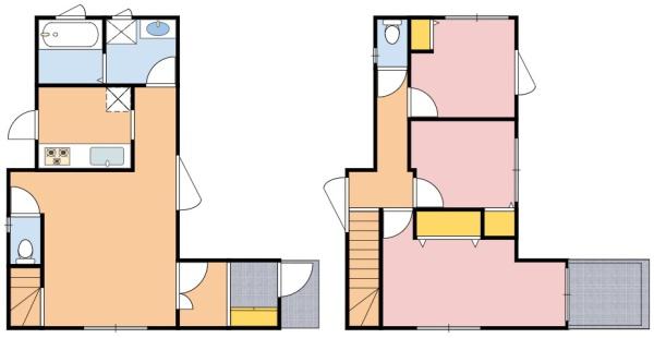南太田B号棟の間取り画像