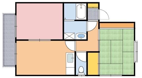 横須賀市船越町８丁目のアパートの間取り画像