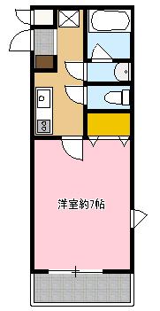 シエル睦町の間取り画像