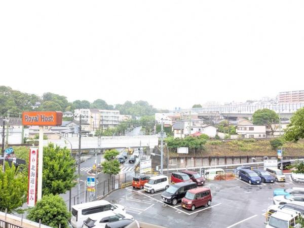 磯子シルクマンションの現地からの眺望画像