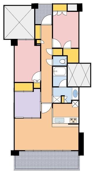 プラウド横濱山手の間取り画像