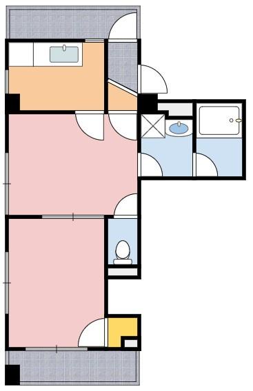 横浜市南区南太田４丁目のマンションの間取り画像