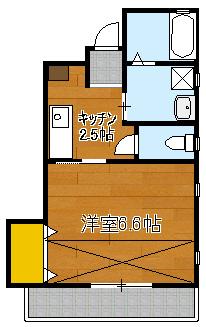 サンハイツＡの間取り画像