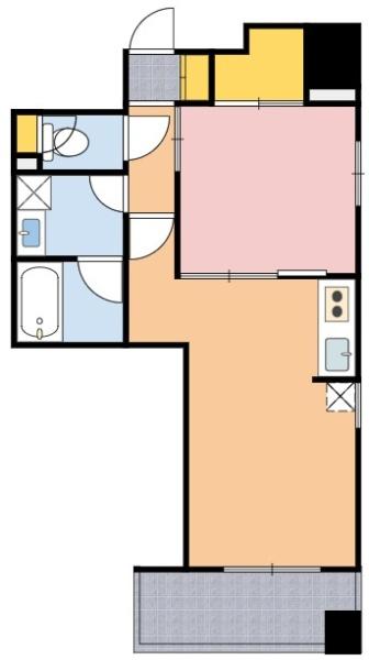 MK馬車道の間取り画像
