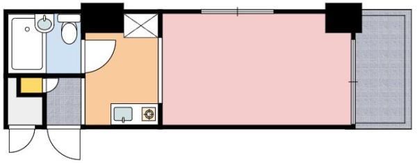 ライオンズマンション横浜長者町南の間取り画像