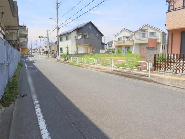八王子市長沼町の新築一戸建の前面道路含む現地写真画像