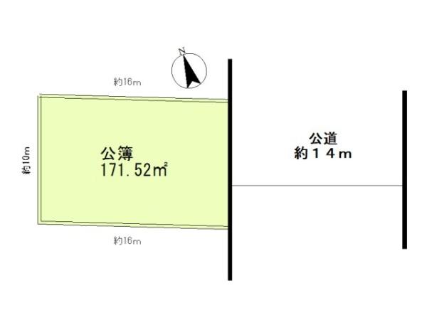 【売地】八王子市南陽台1丁目の全体区画図画像