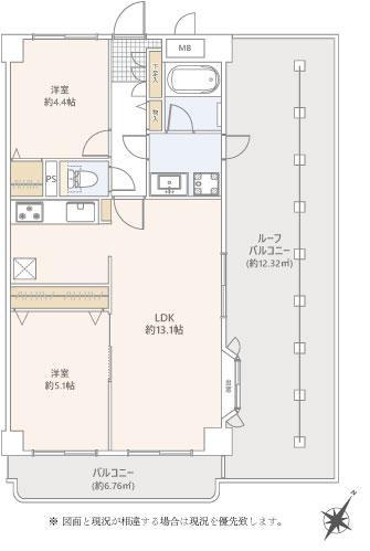 ライオンズマンション多摩センターの間取り画像