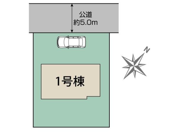【新築】八王子市北野台１丁目の区画図画像