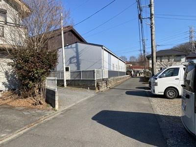 武蔵村山市岸3丁目の前面道路含む現地写真画像