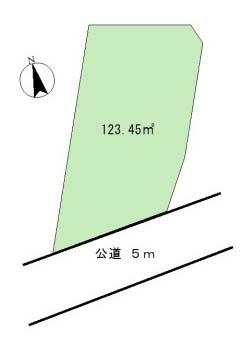 武蔵村山市岸3丁目の区画図画像