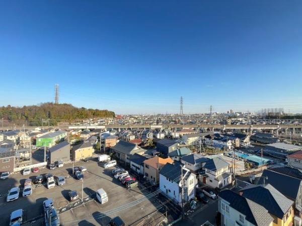 東急ドエル・アルス多摩境　最上階の現地からの眺望画像