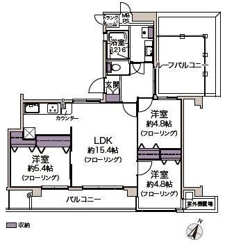 ベルザ多摩センターの間取り画像