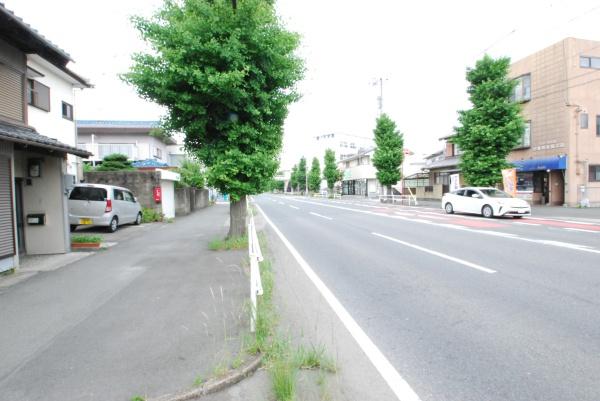 豊橋市老松町の前面道路含む現地写真画像
