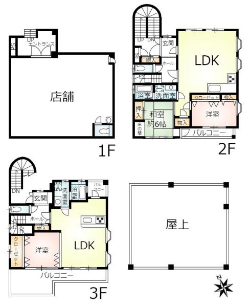 豊橋市山田町字瀬戸の間取り画像