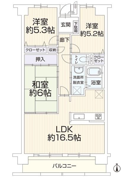 スペリア豊橋の間取り画像
