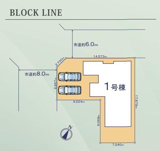 豊川西口町1丁目24-1期の区画図画像