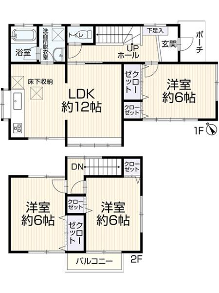 豊川市三蔵子町野河藪の間取り画像
