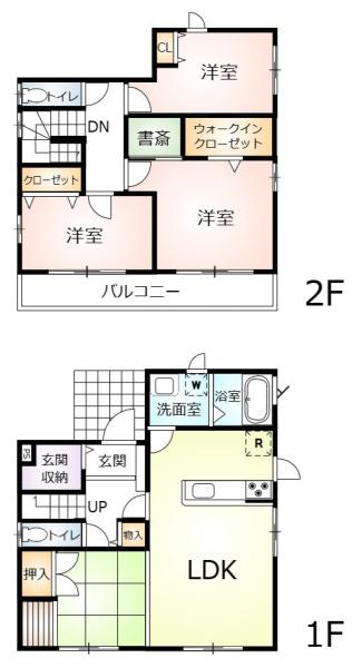 豊橋市大岩町字北山の間取り画像