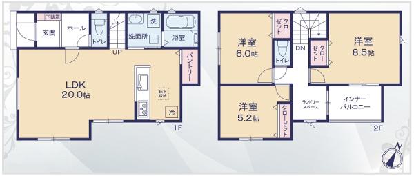 豊川蔵子1丁目24-1期　1号棟 新築一戸建