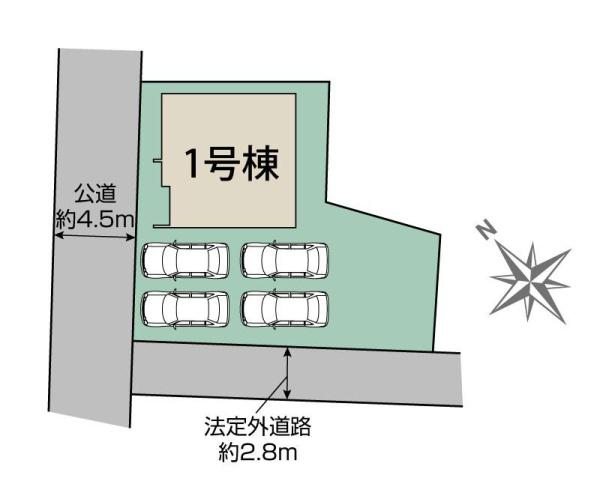 豊川市伊奈町佐脇原2期　全1棟の区画図画像
